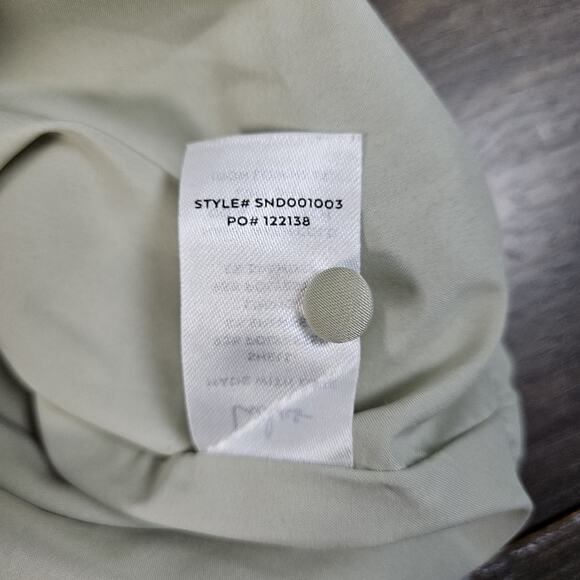 Lulus What a Stunner Sage Green Satin Asymmetrical Mini Dress XL NWT Elegant - Picture 7 of 9